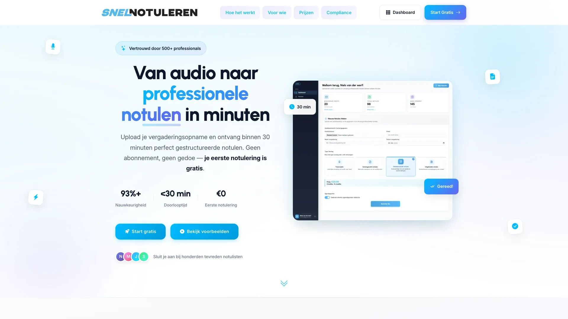 Schermbeeld van Snelnotuleren