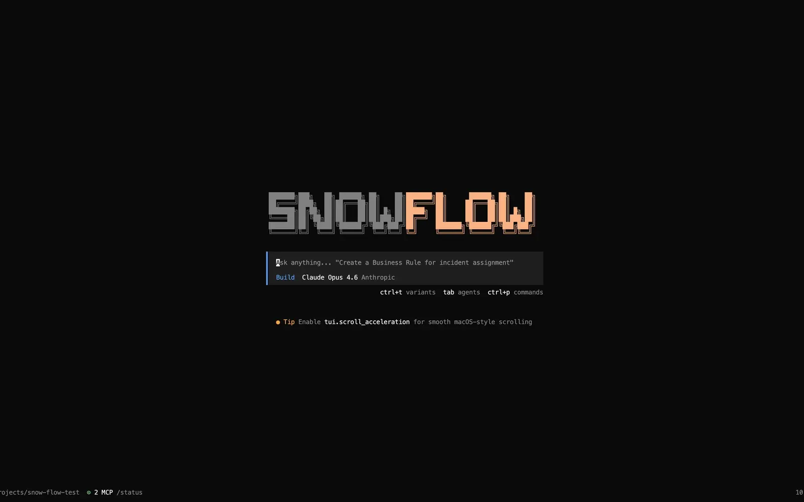 Schermbeeld van Snow-Flow